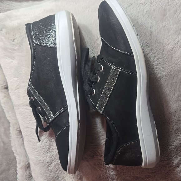 SAS Womens Marnie Sneaker Black/Sparkle size 7.5 Wide - Picture 3 of 6
